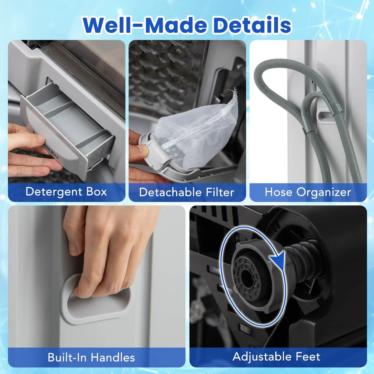Full-Automatic Washing Machine Washer and Spin Combo, photo 8 of 9