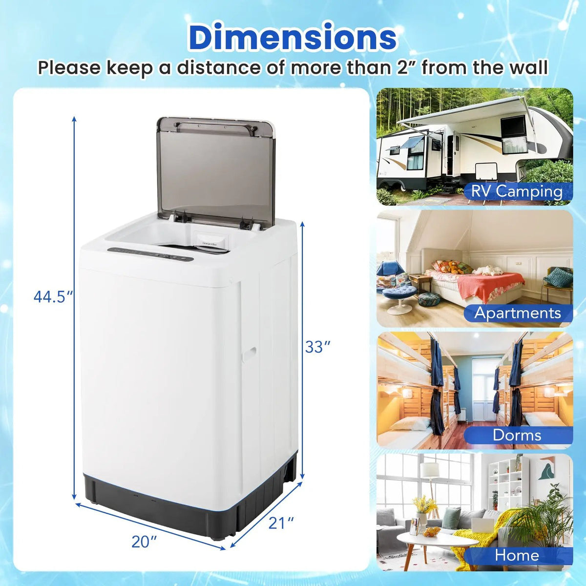 Full-Automatic Washing Machine Washer and Spin Combo, photo 9 of 9