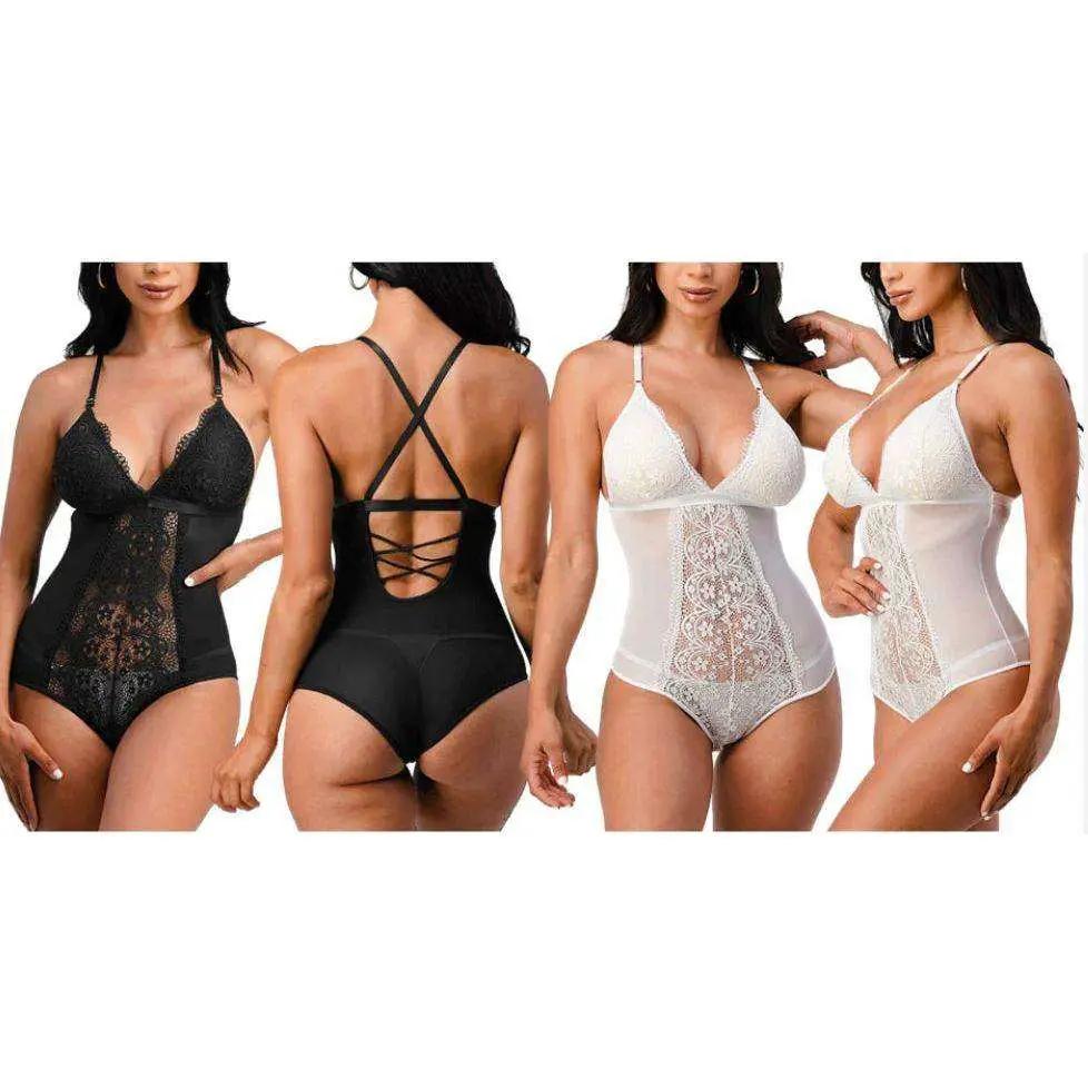 LACE BRALETTE BODYSUIT SIZE by Selzalot