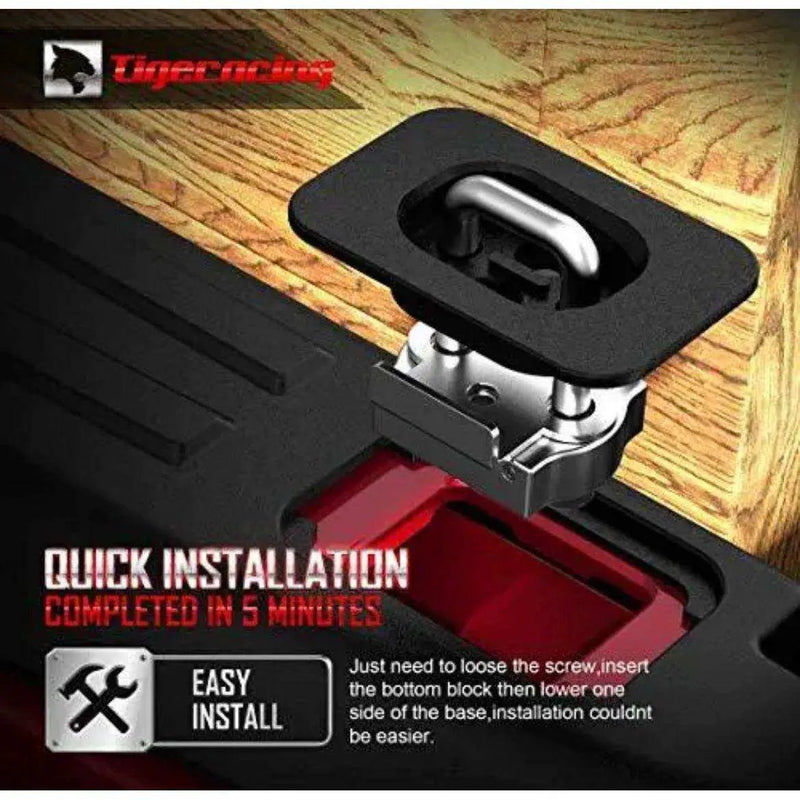 Tigeracing Tie Down Anchors Retractable Truck Bed Top Side D Ring Compatible ... by Selzalot