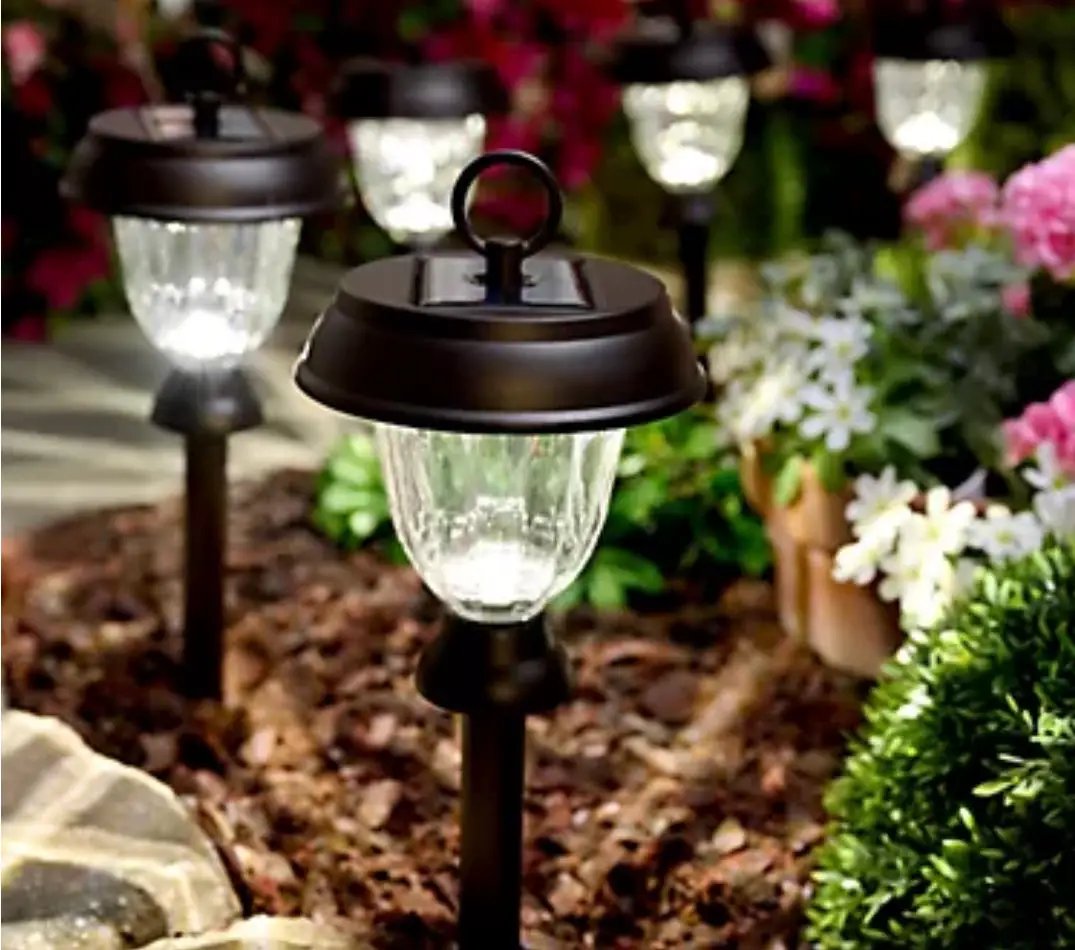 Energizer 8 Pack 3-in-1 Solar Pathway Lights with 360-degree 15 Lumen by Outdoor Solar Outlet