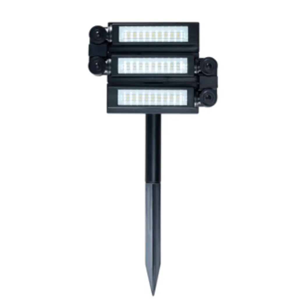 3 Color Temperature 180° Solar Powered Flood Light Outdoor 230 Lumen - Waterproof Bright LED Spotlight by Outdoor Solar Outlet