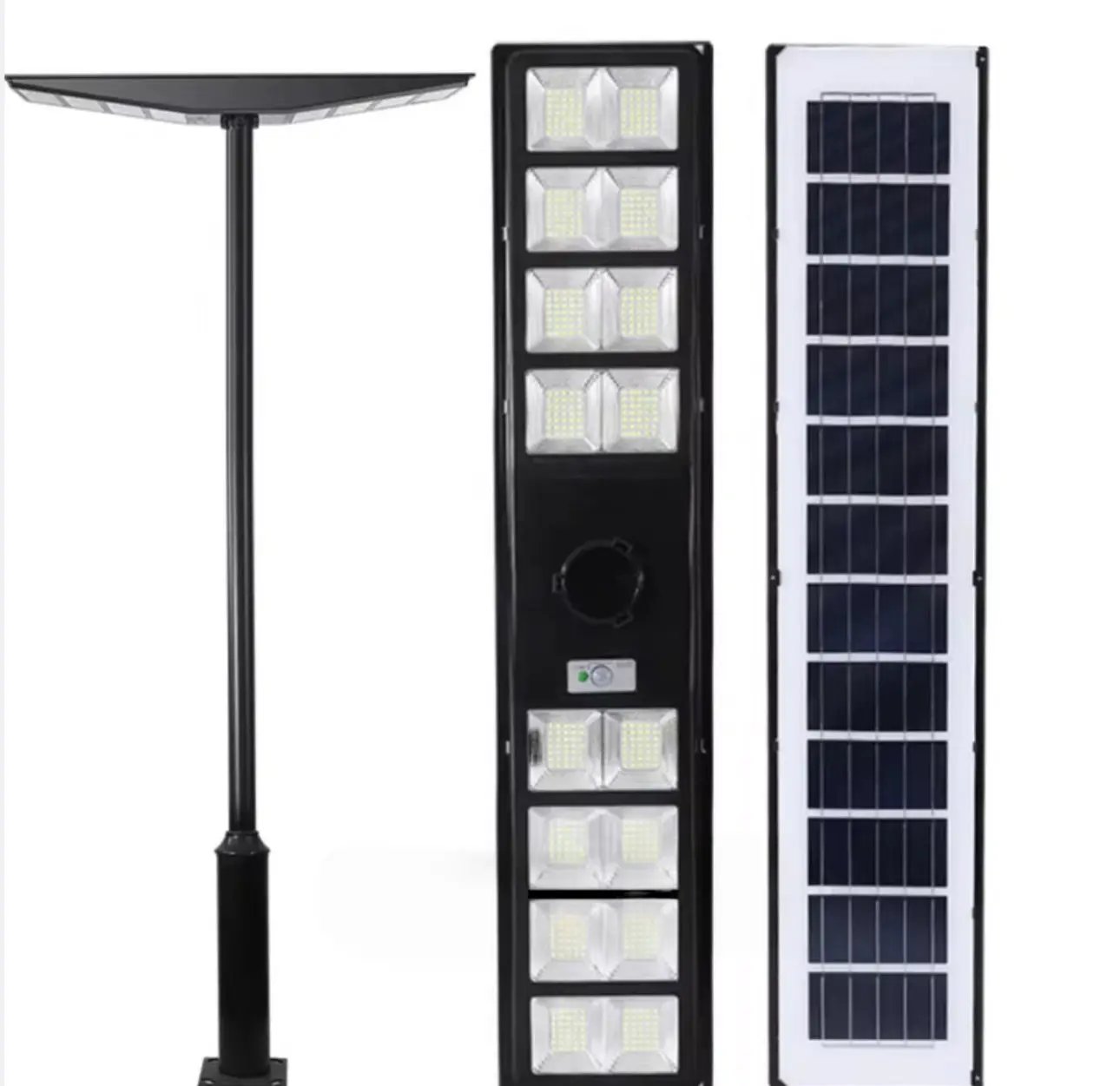9000W All-in-One Double Side Solar Street Light Road Path Motion Sensor Parking a lot IP65 Waterproof by Outdoor Solar Outlet