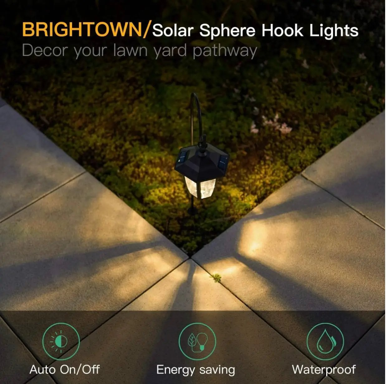 SmartYard Solar Hanging Lights Dual Use Shepherd Hook Lights Outdoor, 4 Pack by Outdoor Solar Outlet