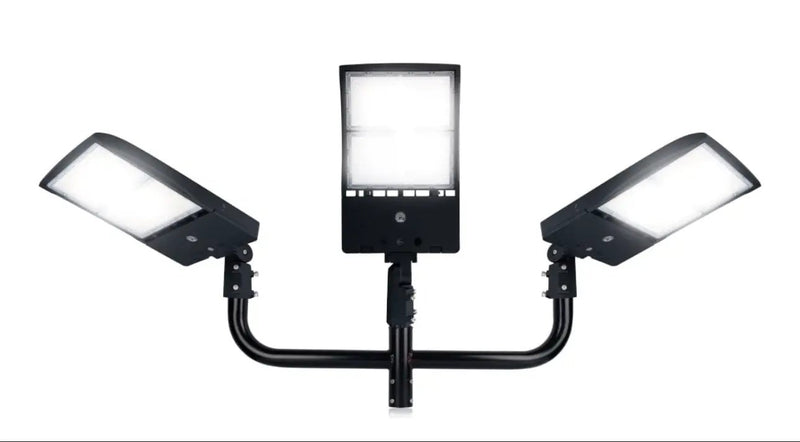 320W LED Parking Lot Light Hard Wired 48,000LM, Hot Wire UL Listed Industrial Grade LED Shoebox Parking Pole Light 5000K IP65 Waterproof by Outdoor Solar Outlet
