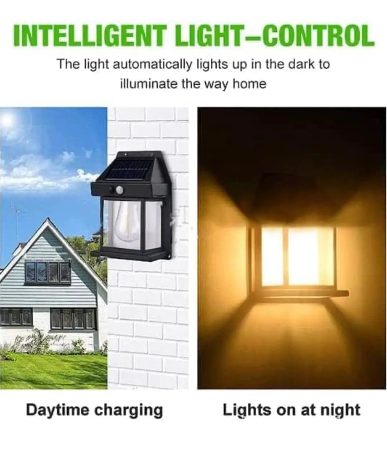 SmartYard 4 Pack Solar Sensor Motion Wall Lights Tungsten Lamps Exterior Porch Lanterns by Outdoor Solar Outlet