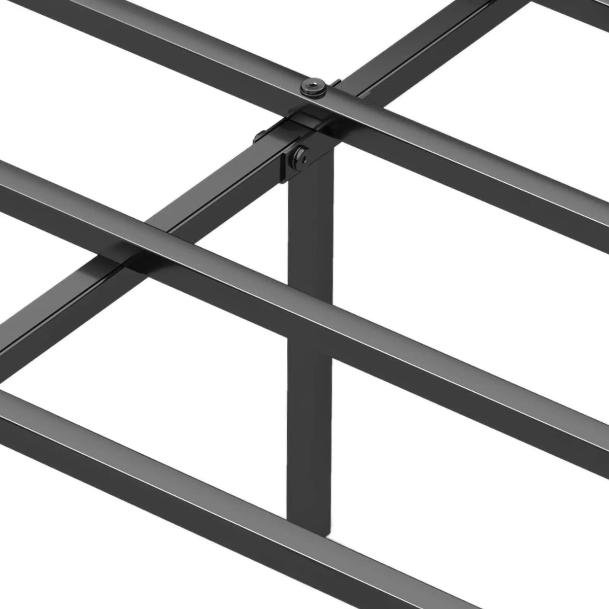 Queen Size Platform Bed with Headboard and Metal Frame, photo 8 of 10