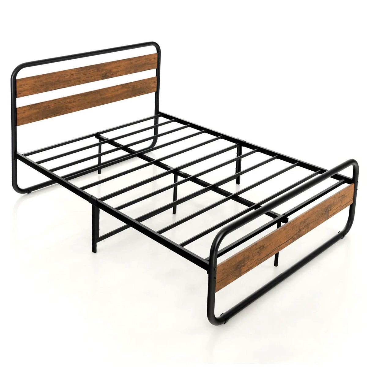 Arc Platform Bed with Headboard and Footboard-Full Size, photo 3 of 9
