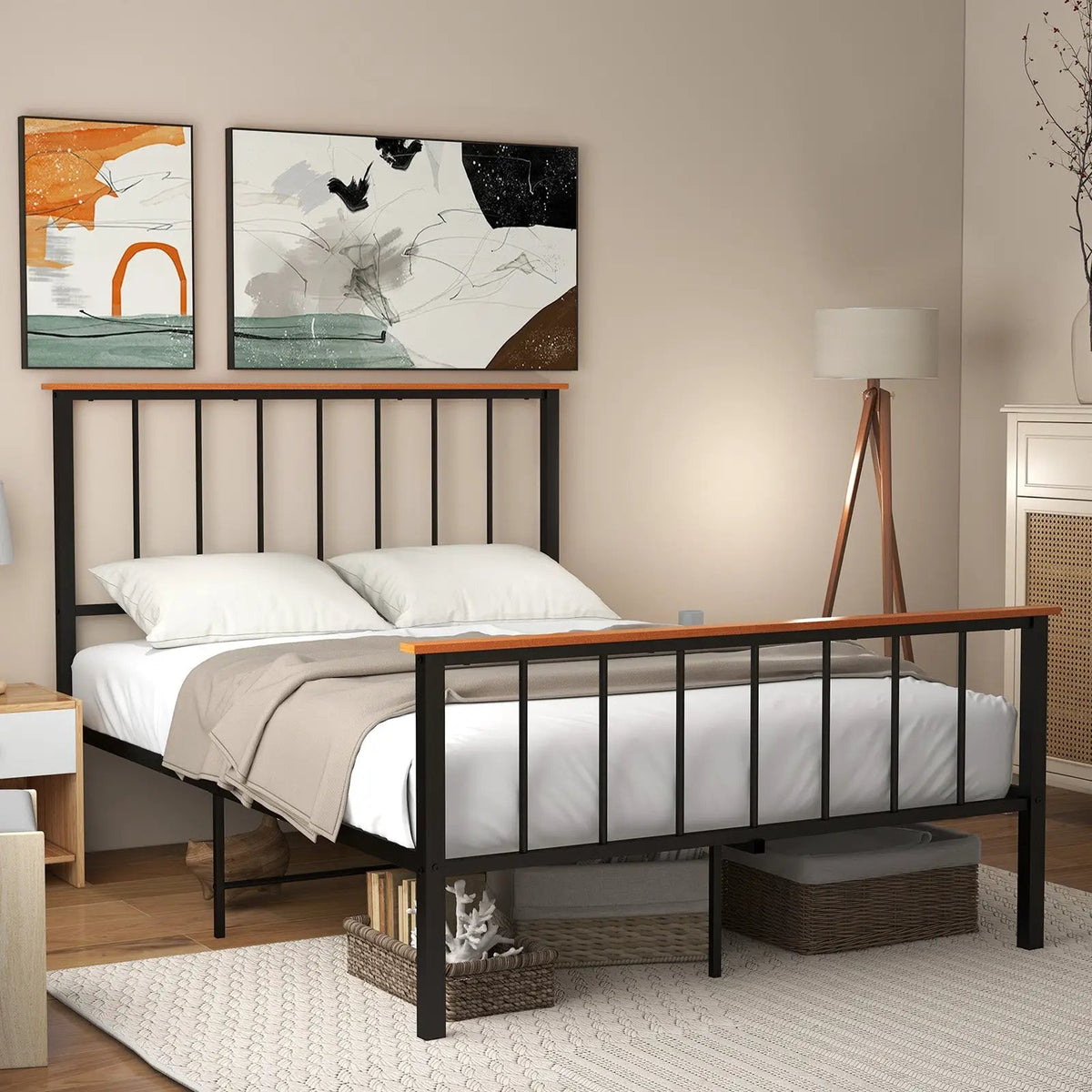 Bed Frame with Headboard and Footboard, photo 2 of 9