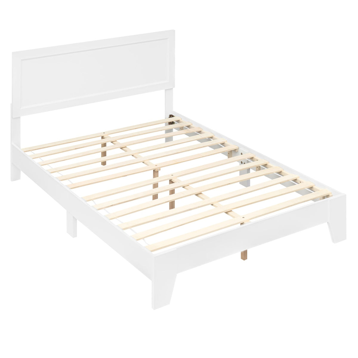 Full Size Platform Bed Frame with Headboard - No Box Spring, photo 3 of 16