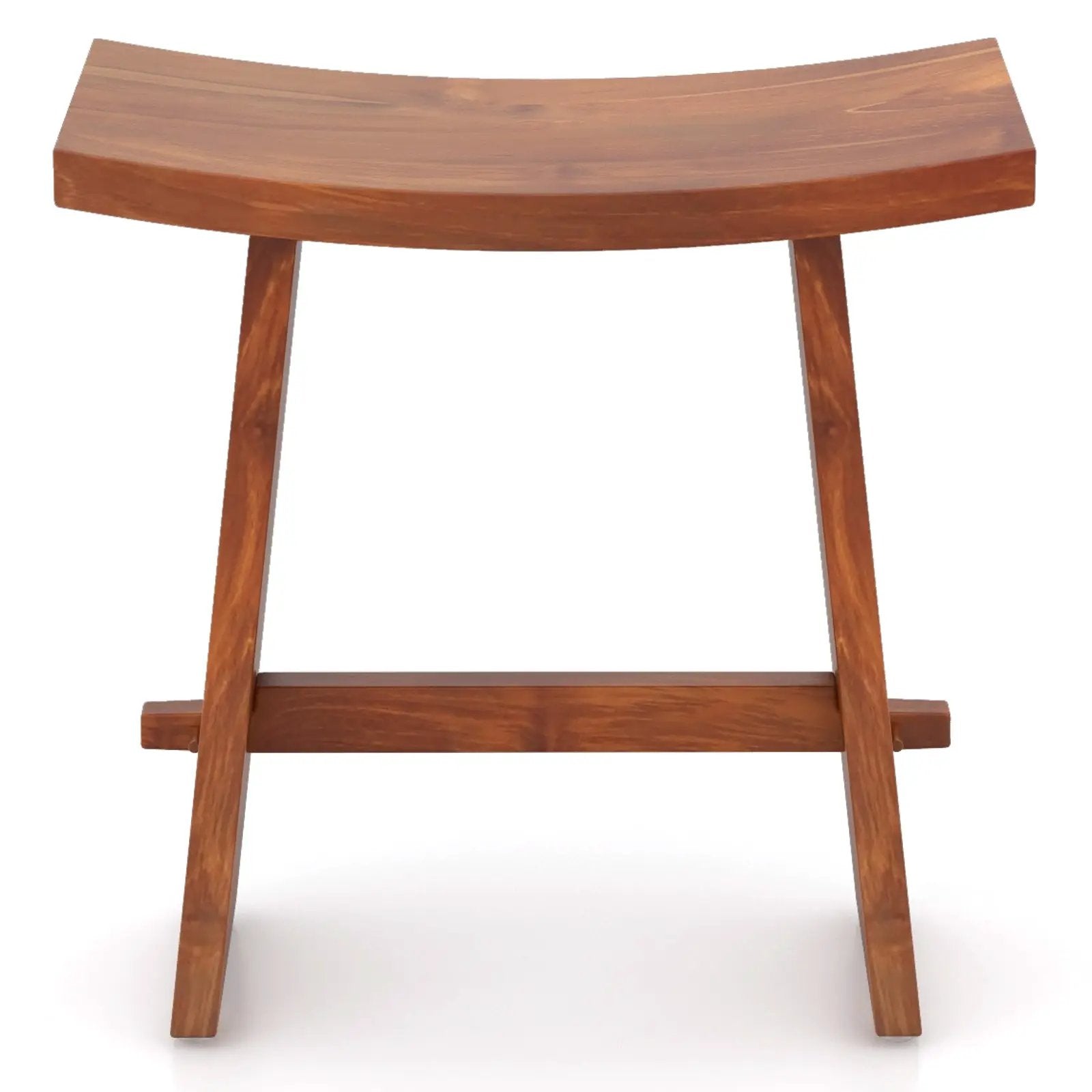 20 Inch Fully Assembled Shower Stool with Curved Seat for Inside Shower by DirectDeals
