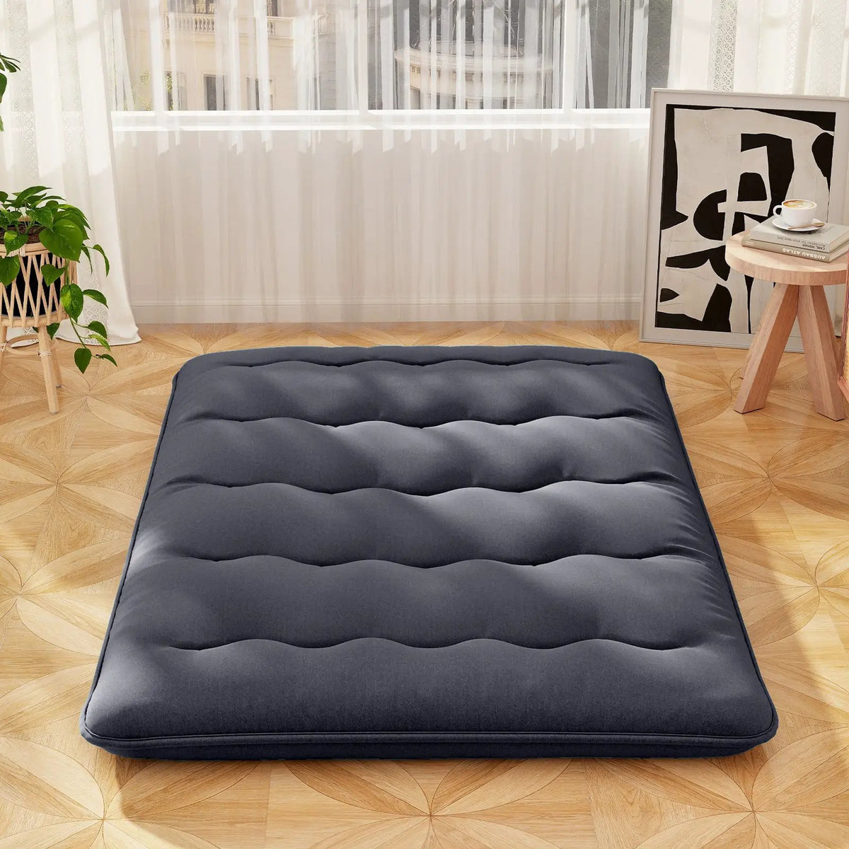 Futon Mattress with Washable Cover and Foldable Mat, photo 2 of 11