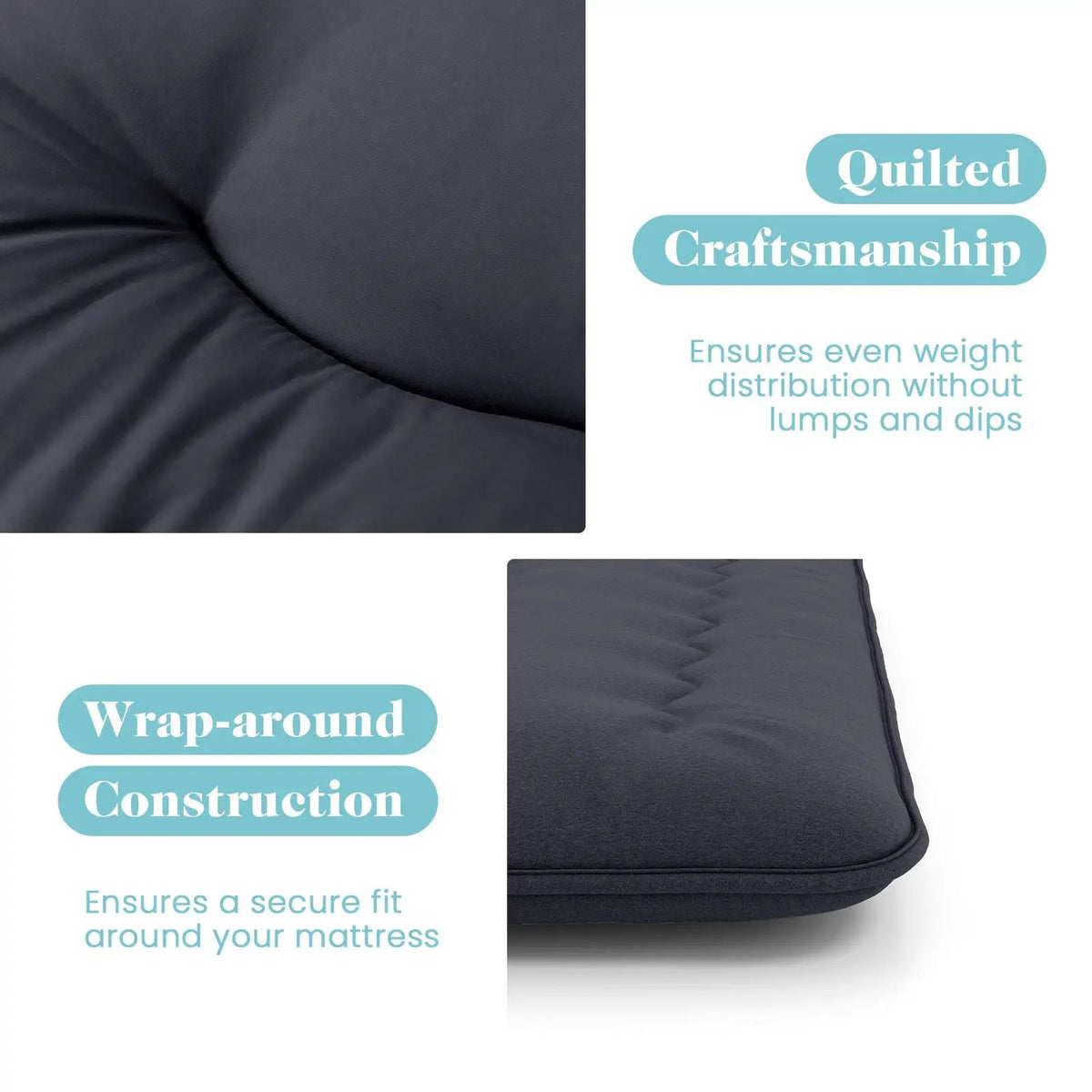Futon Mattress with Washable Cover and Foldable Mat, photo 7 of 11