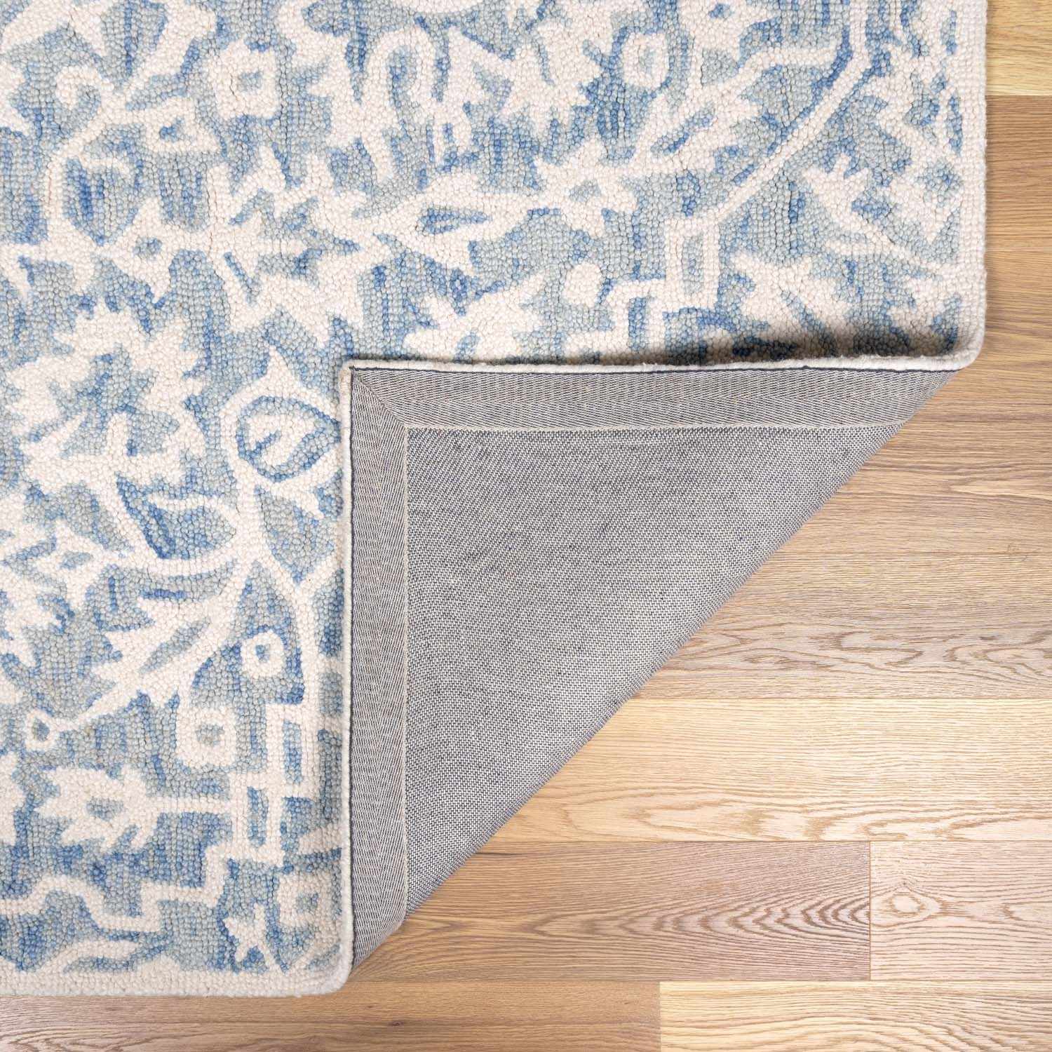 Gagebrook Blue Wool Area Rug by Boutique Rugs