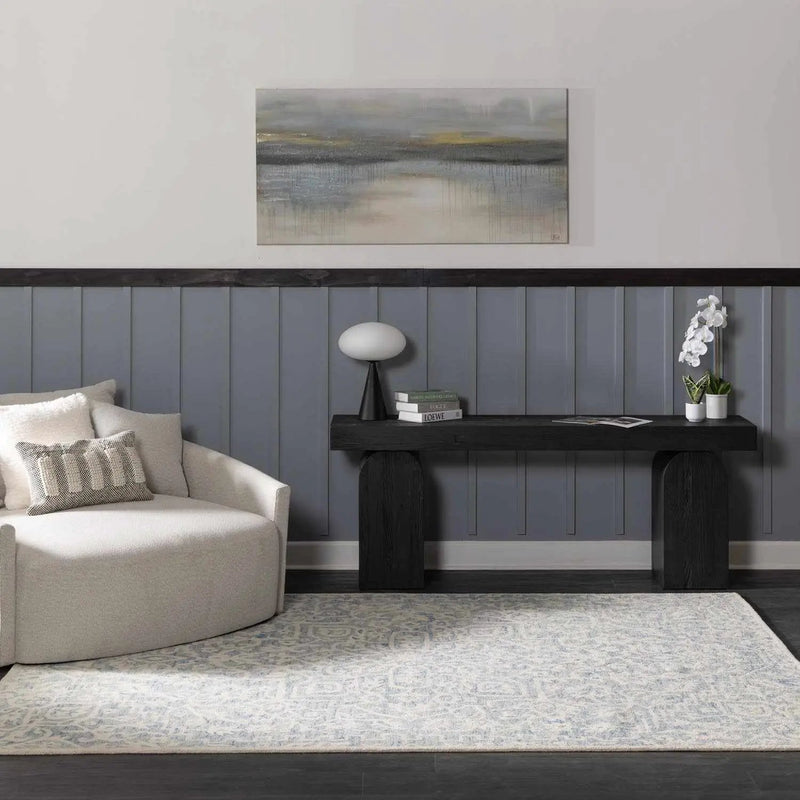 Gagebrook Blue Wool Area Rug by Boutique Rugs