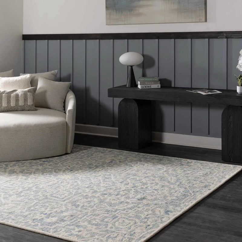 Gagebrook Blue Wool Area Rug by Boutique Rugs