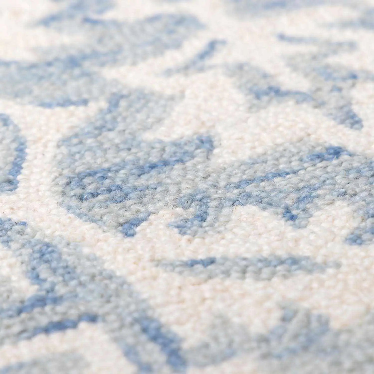 Gagebrook Blue Wool Area Rug, photo 9 of 15