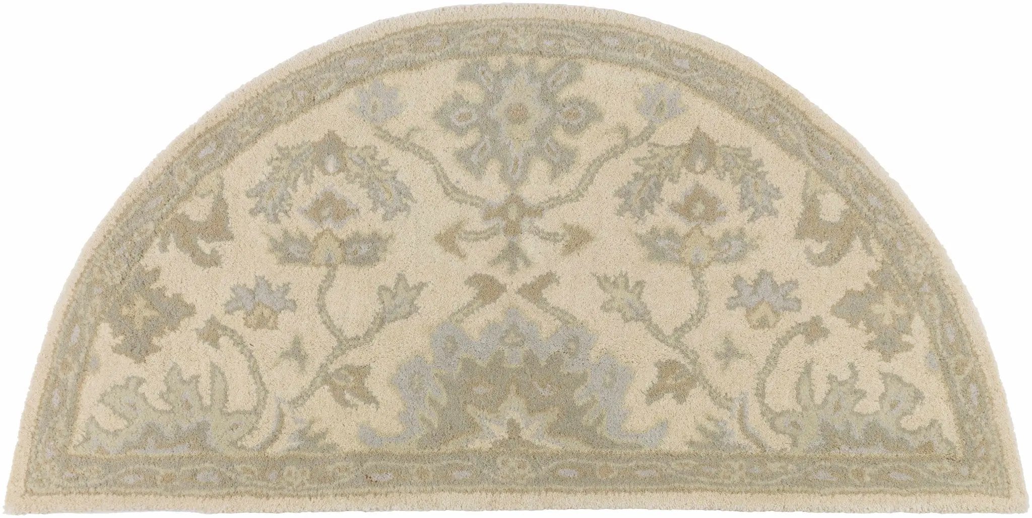 Hazen 1197 Hand Tufted Light Beige Wool Rug by Boutique Rugs