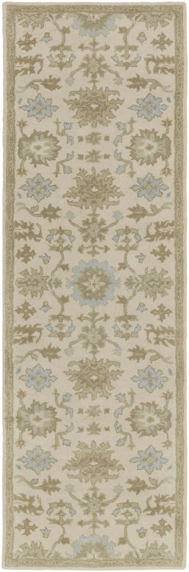 Hazen 1197 Hand Tufted Light Beige Wool Rug by Boutique Rugs