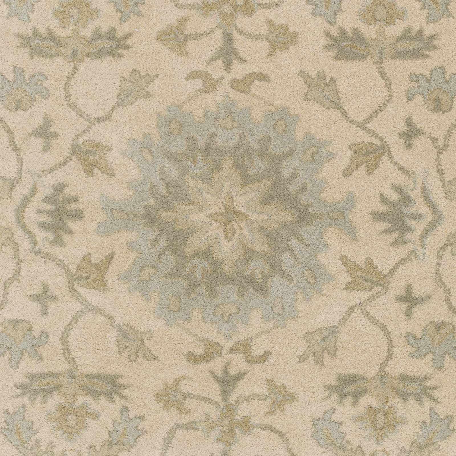 Hazen 1197 Hand Tufted Light Beige Wool Rug by Boutique Rugs