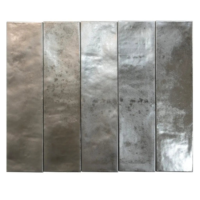 Deep Gray 2.5x10 Matte Ceramic Subway Tile (30 pack, 5.06 sq ft/case) by Apollo Tile