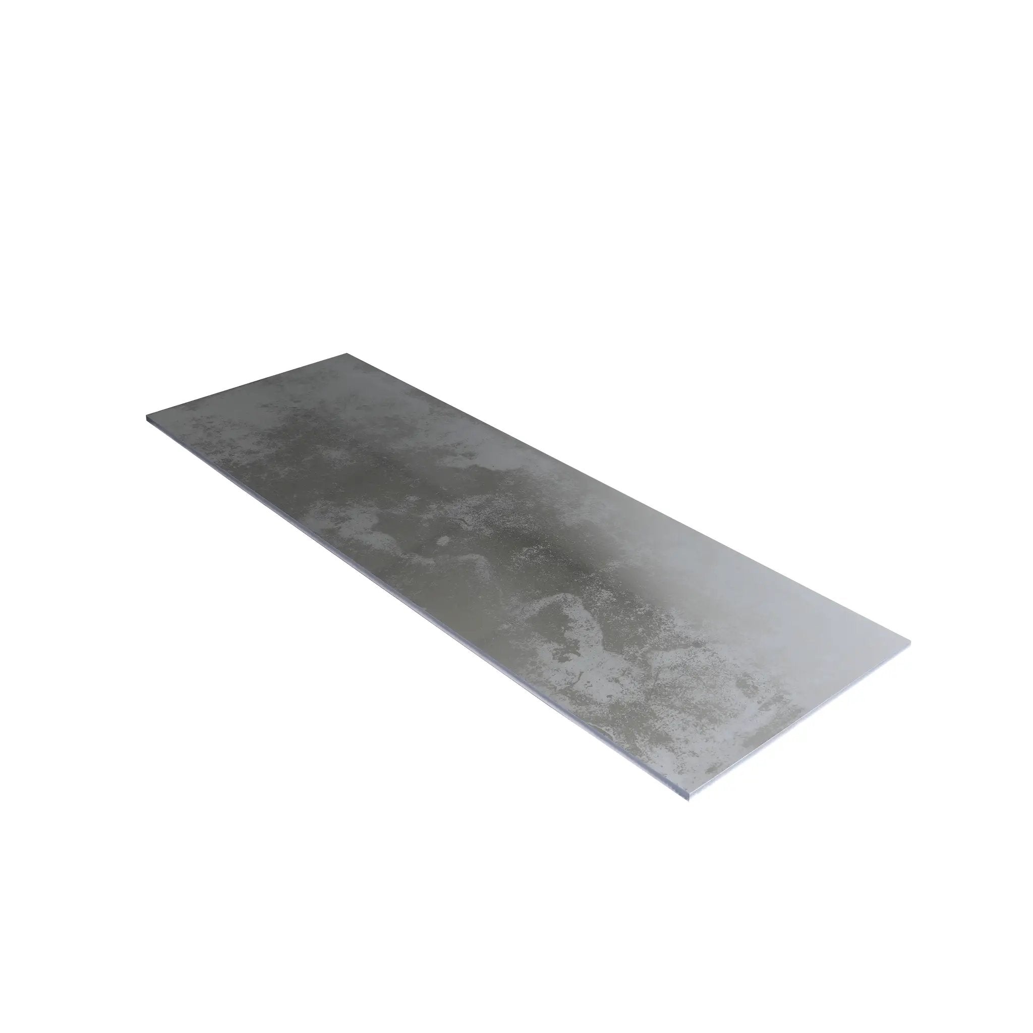 Silver-charcoal Gray 16x48 Matte Ceramic Large Format Tile (2 pack, 10.34 sq ft/case) by Apollo Tile