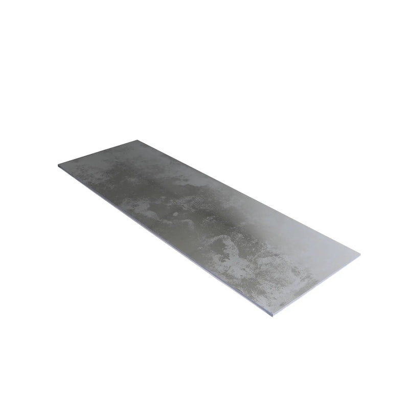 Silver-charcoal Gray 16x48 Matte Ceramic Large Format Tile (2 pack, 10.34 sq ft/case) by Apollo Tile