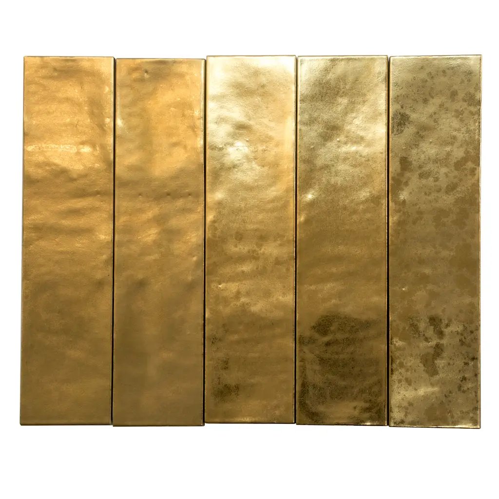 Golden Ochre 2.5x10 Matte Ceramic Subway Tile (30 pack, 5.06 sq ft/case) by Apollo Tile