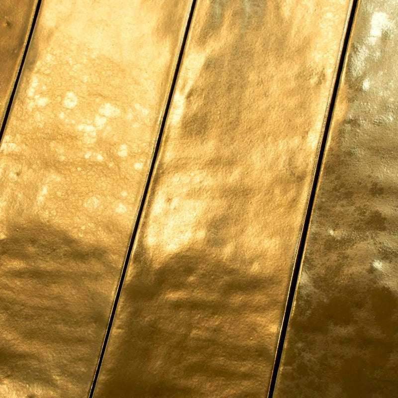 Golden Ochre 2.5x10 Matte Ceramic Subway Tile (30 pack, 5.06 sq ft/case) by Apollo Tile