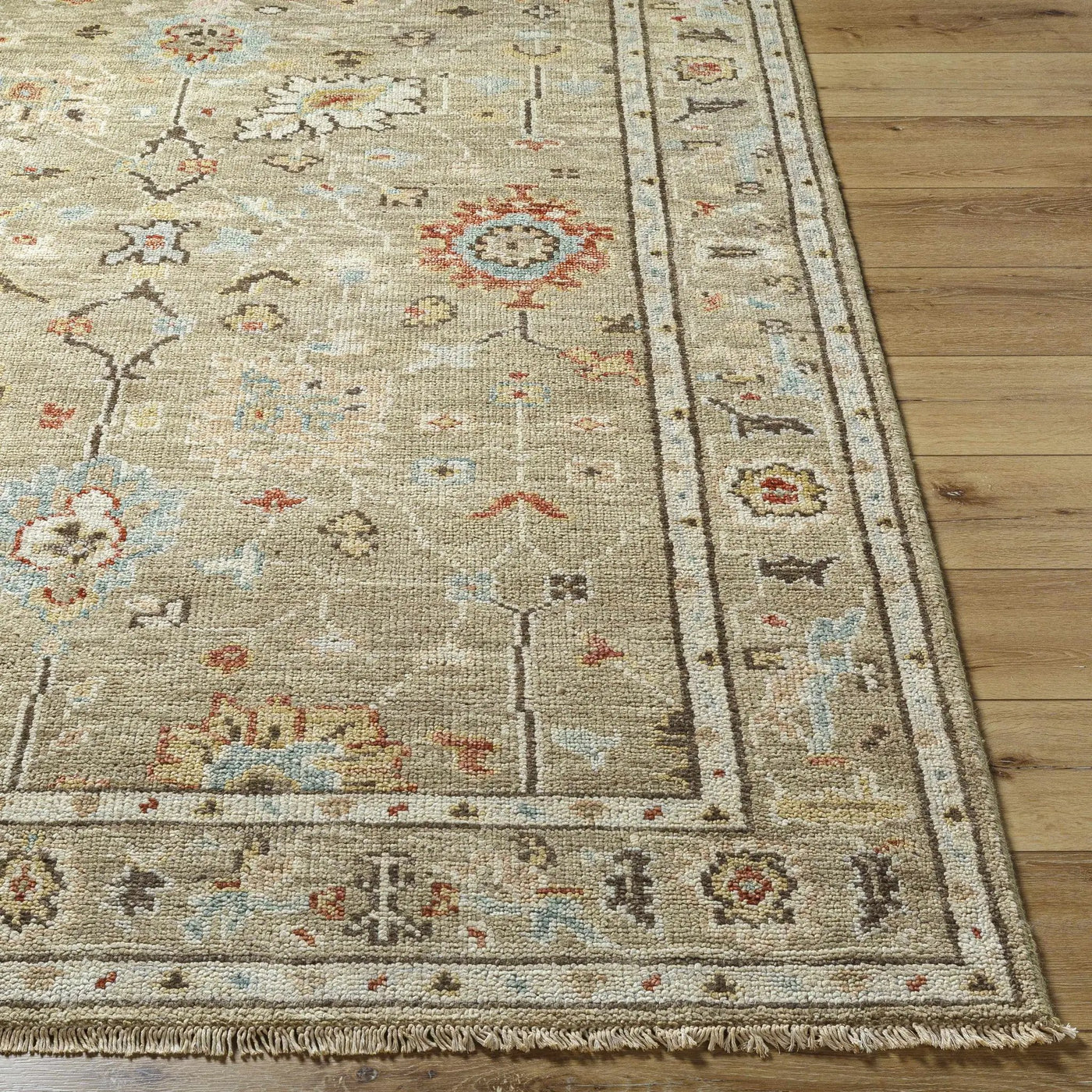 Gammad Hand Knotted Wool Area Rug - Clearance by Boutique Rugs
