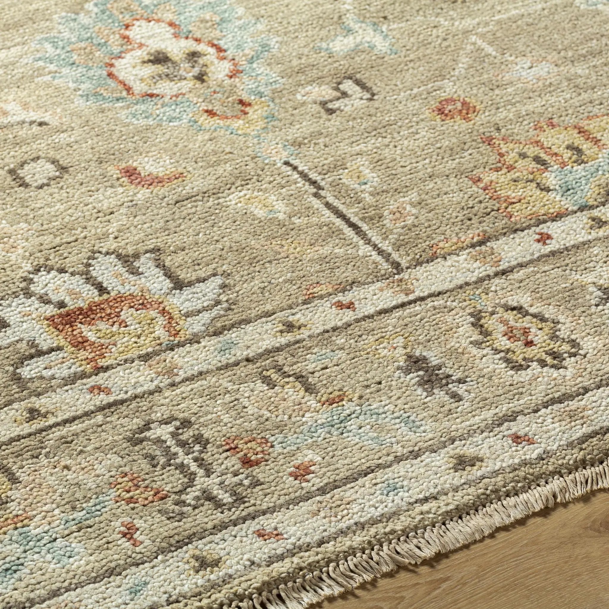 Gammad Hand Knotted Wool Area Rug - Clearance by Boutique Rugs