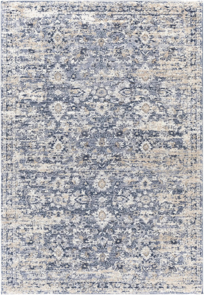 Talihina Denim Damask Area Rug by Boutique Rugs