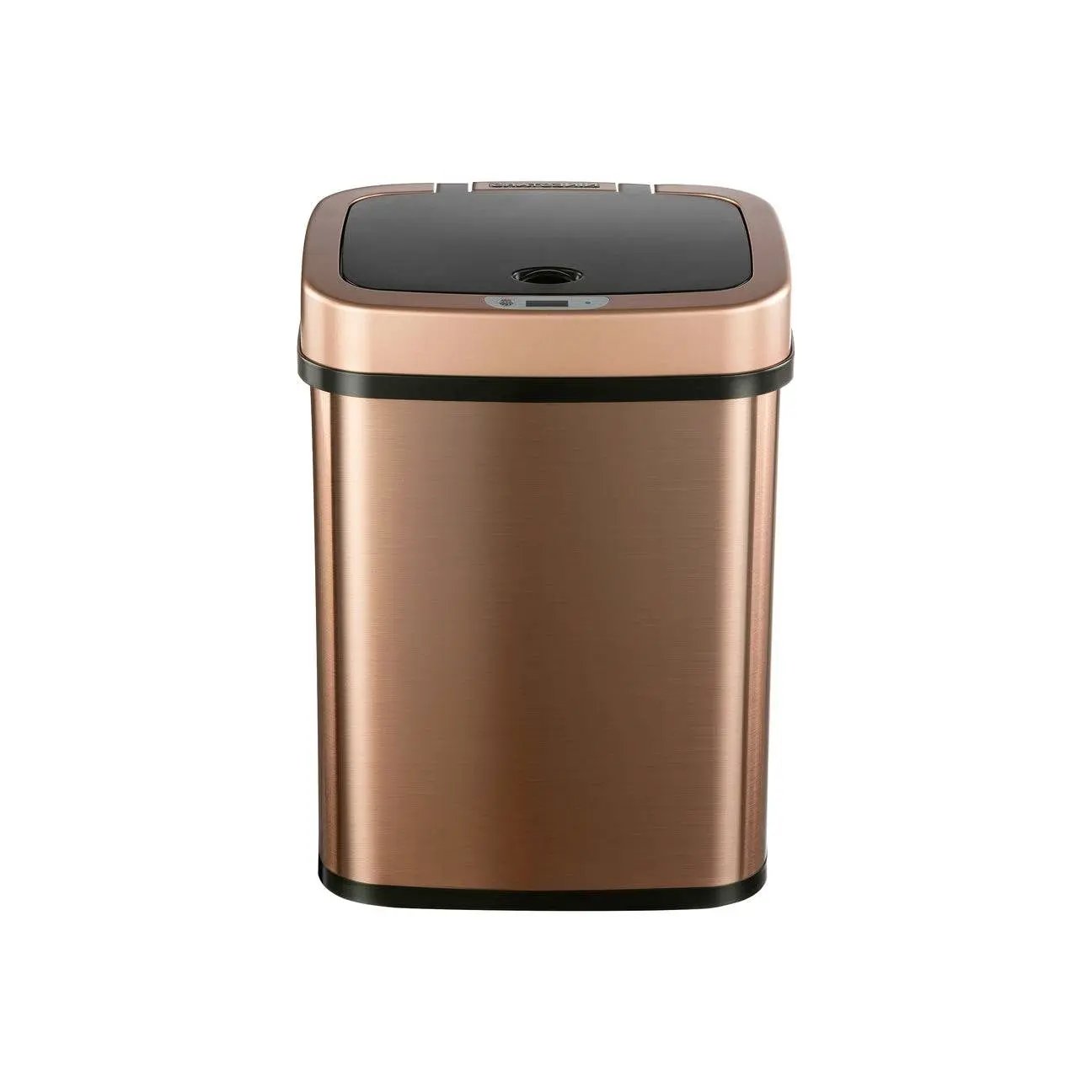 3-Gallon Motion Sensor Touchless Stainless Steel Trash Can in Copper Gold Finish by HomePacific