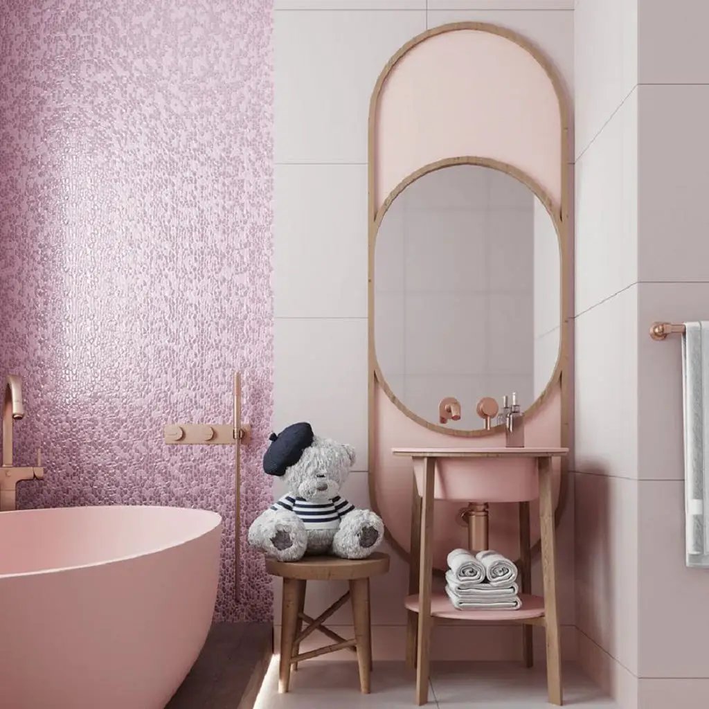 Orchid Pink 11x11 Glossy Matte Multi-shaped Glass Mosaic Tile (5 pack, 4.36 sq ft/case) by Apollo Tile