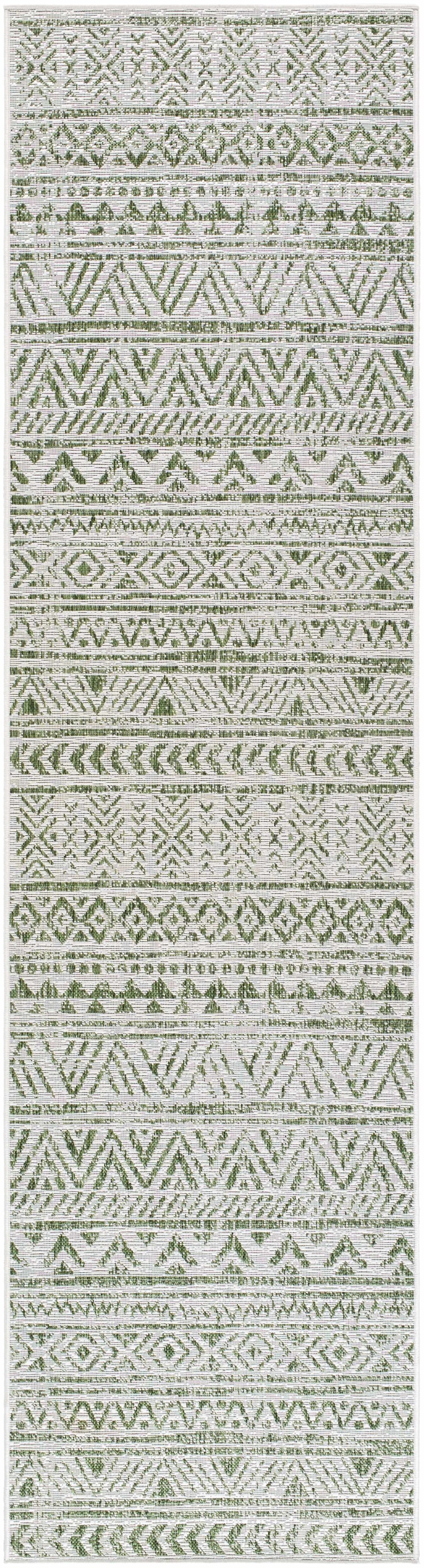 Novato Olive All Over Pattern Performance Outdoor Rug, photo 4 of 10
