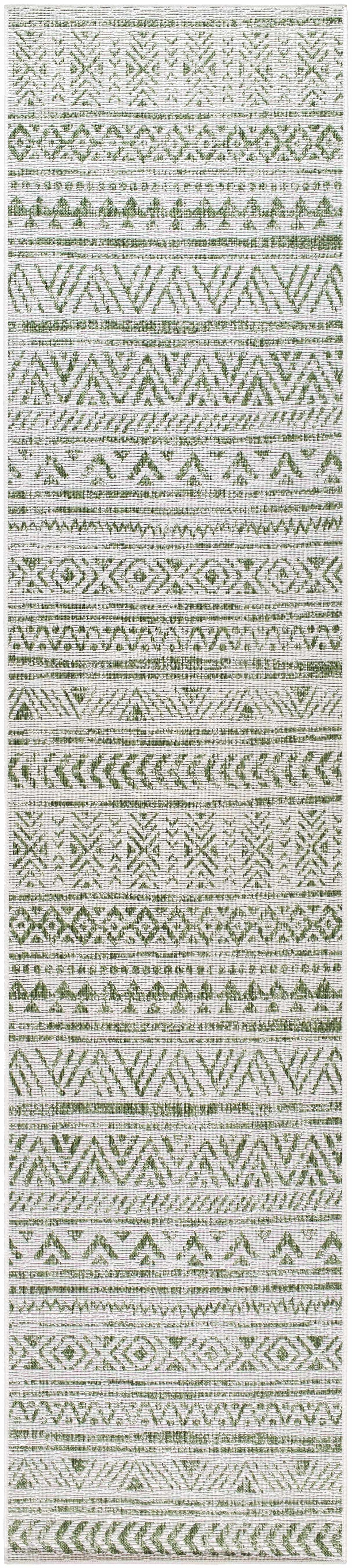 Novato Olive All Over Pattern Performance Outdoor Rug, photo 8 of 10