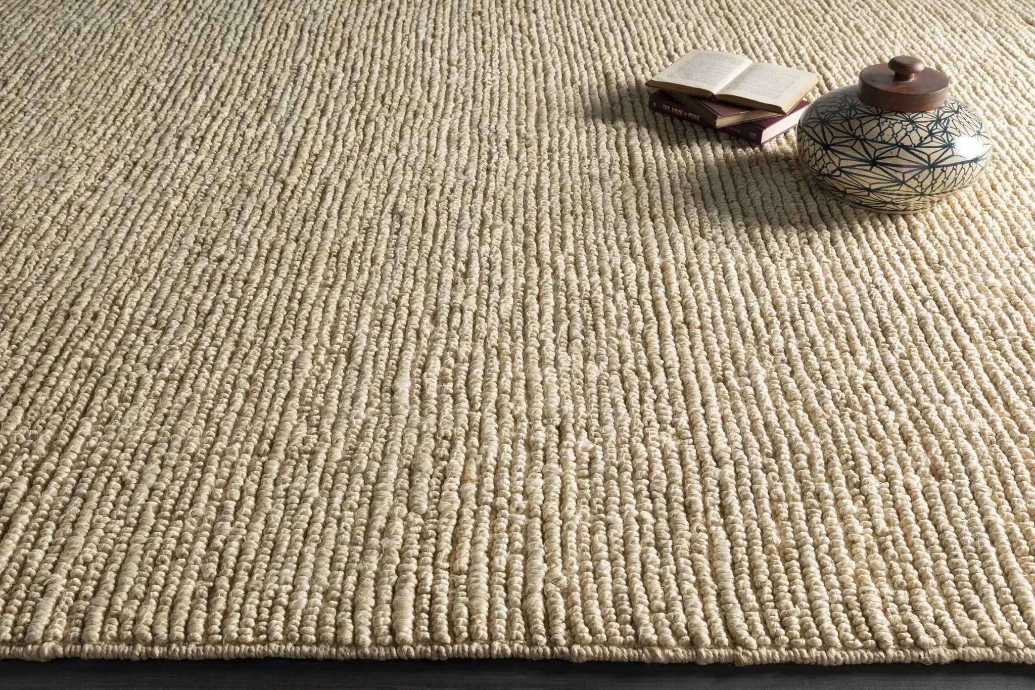 Glover Bleached Braided Jute Carpet by Boutique Rugs
