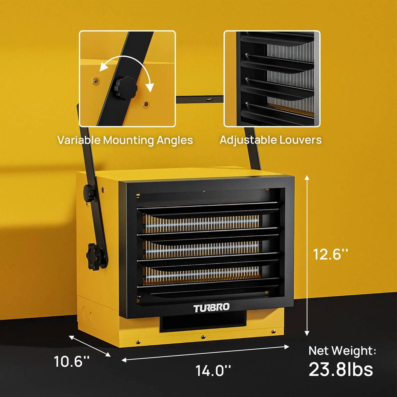 Neighborhood GH7500 Garage Heater by TURBRO