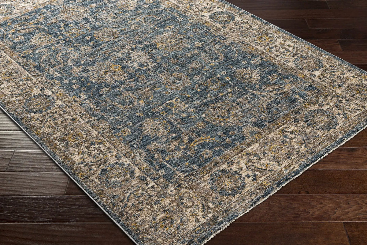 Gimli Oriental Blue Area Rug, photo 5 of 12