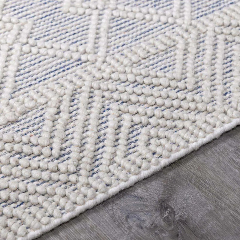 Ginter Handmade Beige Wool Rug - Clearance by Boutique Rugs