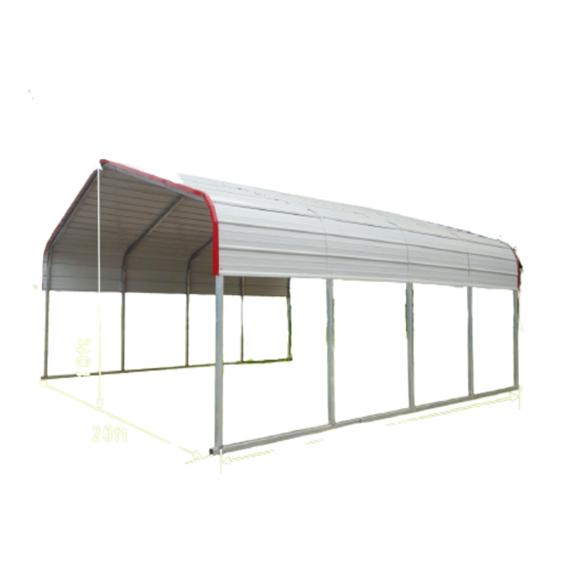 Classic Steel Carport 20'W x 20'L by Chery Industrial