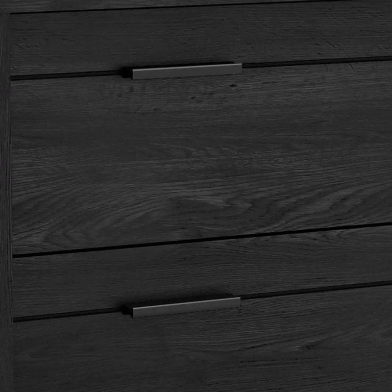 Modern Bedroom Nightstand in Grey Black Wood Finish by HomePacific