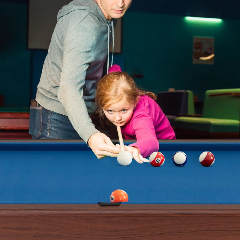 48 Inch Pool Wooden Game Table with Full Set of Ballsfor Kids and Adults by DirectDeals