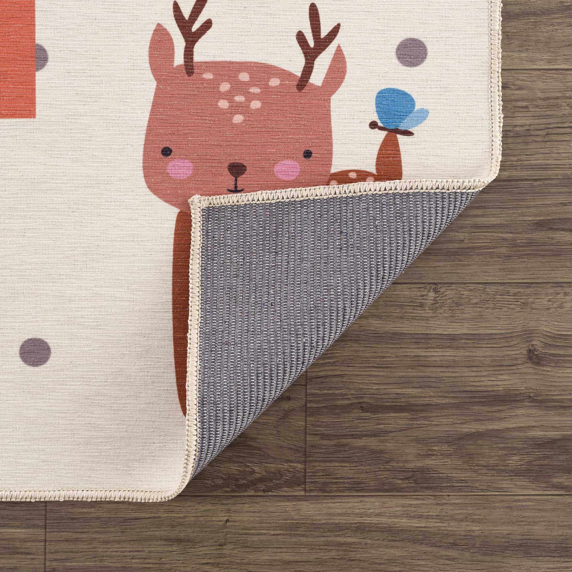 Lundy Kids Hopscotch Colorful Washable Area Rug - Clearance by Boutique Rugs