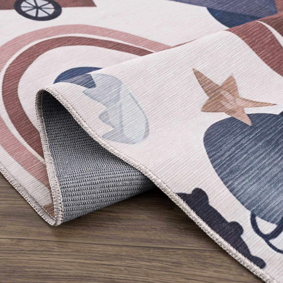 Libra Rainbow Kids Washable Area Rug - Clearance, photo 5 of 9