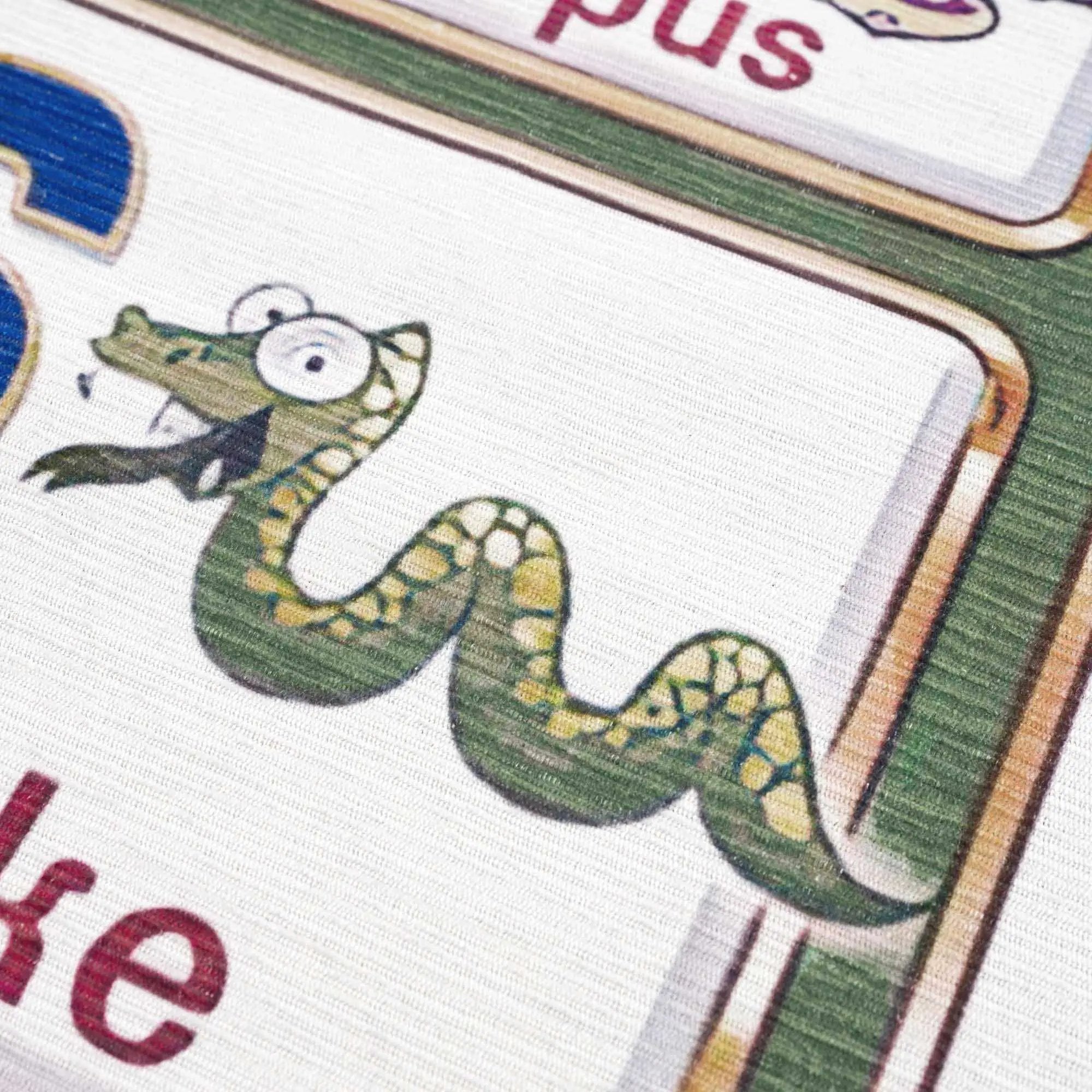 Osric Colorful Alphabet Washable Kids Rug - Clearance by Boutique Rugs