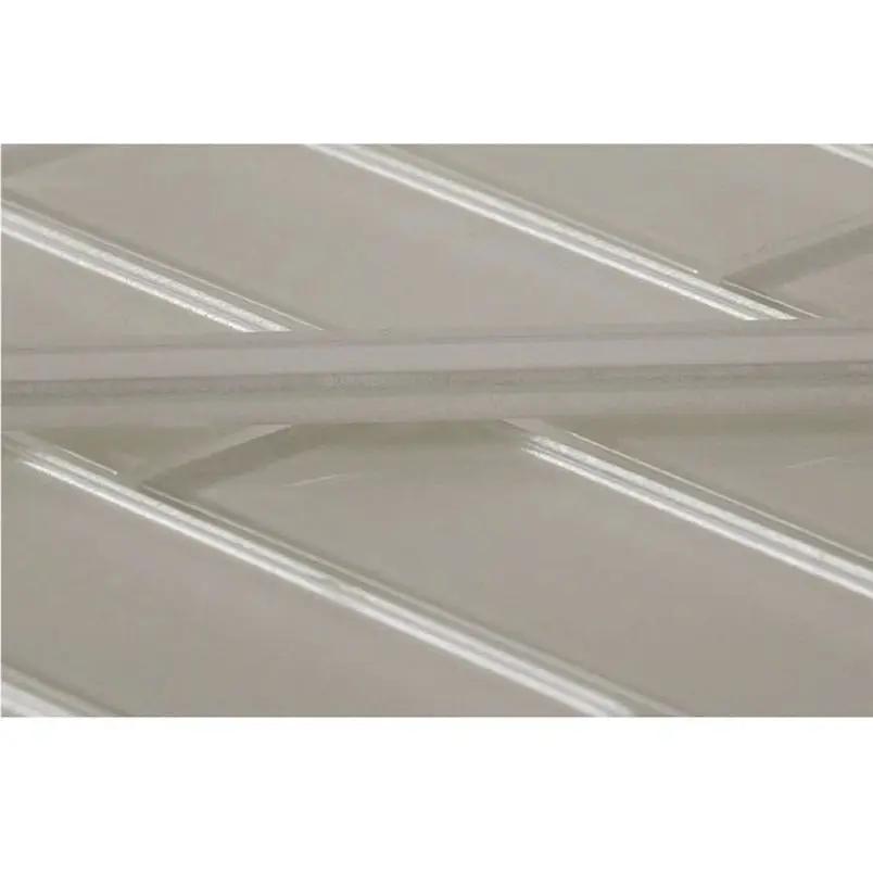 Snow White 0.5x12 Glossy Glass Pencil Tile Trim (10 pack, 0.5 sq ft/case) by Apollo Tile