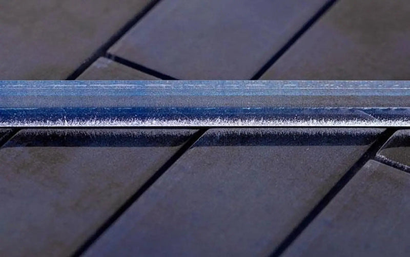 Spruce Blue 0.5x12 Glass Glossy Pencil Tile Trim (10 pack, 0.5 sq ft/case) by Apollo Tile