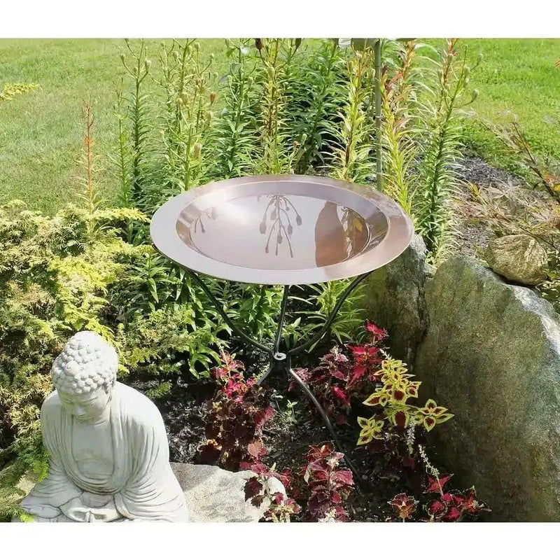 29-inch High Tripod Ring Stand for Birdbath - Bird Bath Bowl Not Included by HomePacific