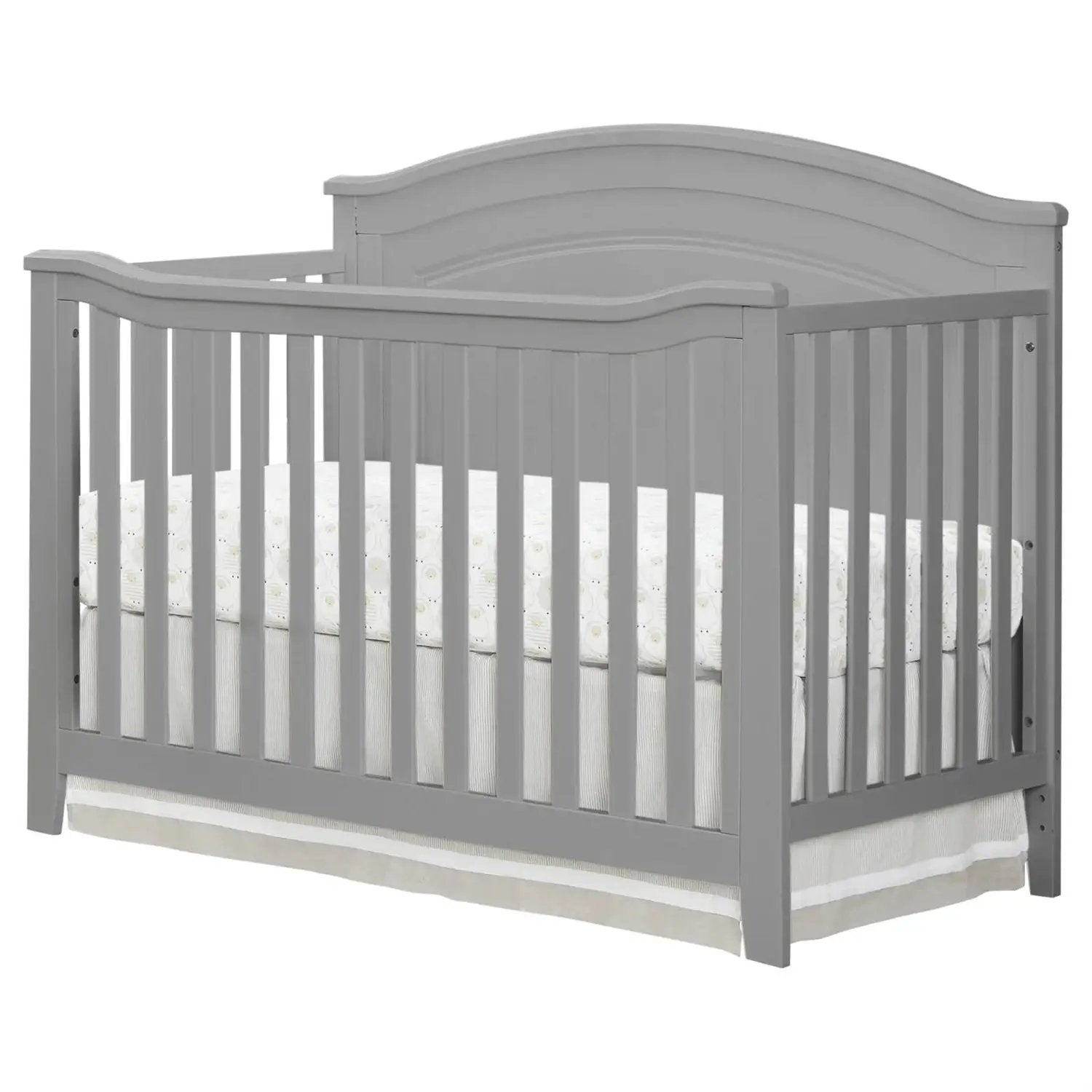 SF Home Solid Wood Convertible Crib in Grey - Toddler Bed Sold Separately by HomePacific